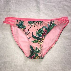 Floral bathing suit bottoms